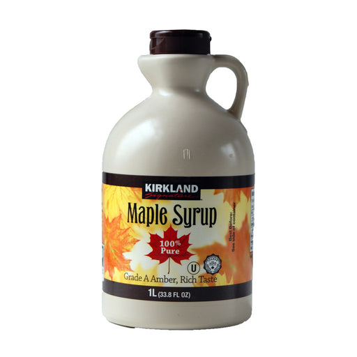 Kirkland 100% Pure Grade A Amber Maple Syrup - 1L