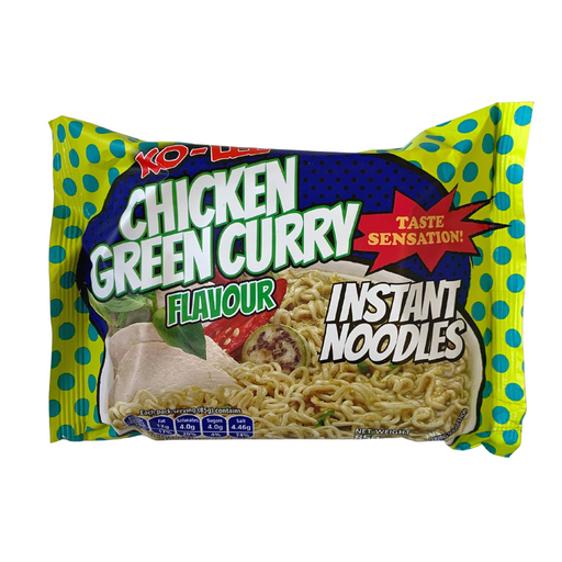 Ko-Lee Taste Sensation Chicken Green Curry Flavour Instant Noodles - 85g