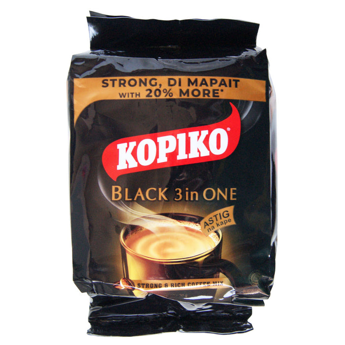 Kopiko Black 3 in 1 Coffee - 10x30g