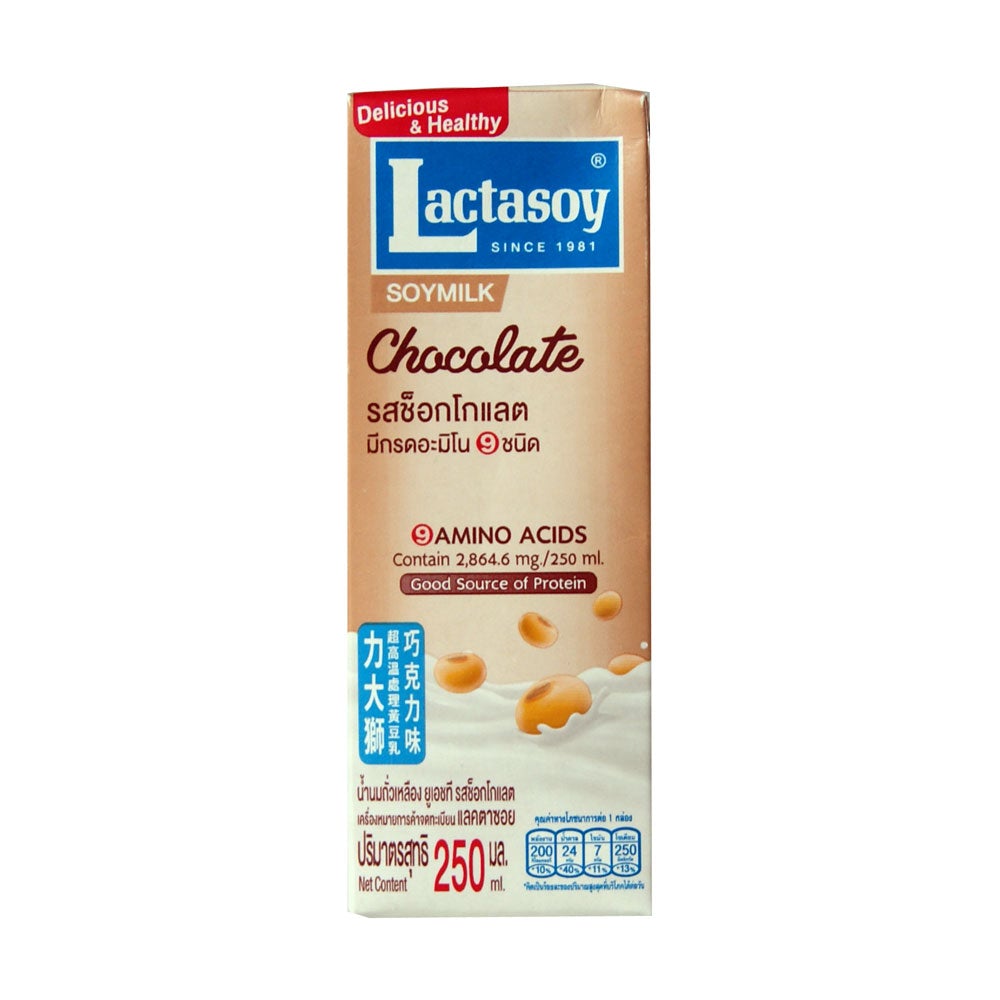 Lactasoy Chocolate Soya Milk - 250ml - BB: 23/02/2026 — Tradewinds