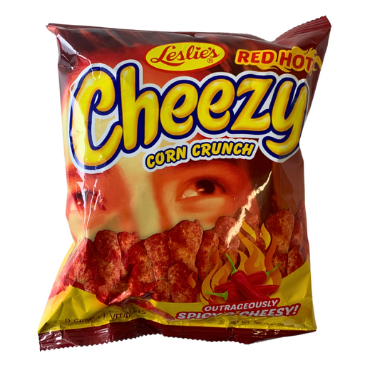 Leslie's Red Hot Cheezy Corn Crunch - 70g