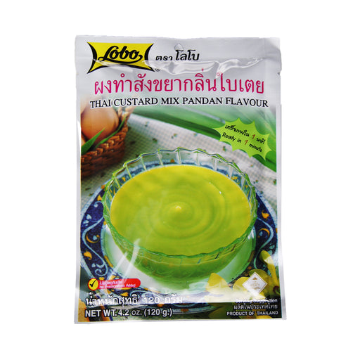 Lobo Thai Custard Mix Pandan Flavour - 120g