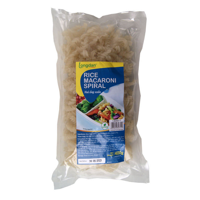 Longdan Rice Macaroni Spiral - 400g