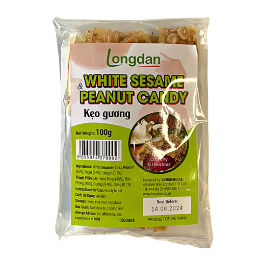 Longdan White Sesame & Peanut Candy - 100g