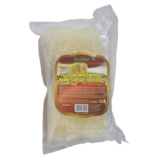 Longdan Yellow Arrowroot Bean Thread Noodles - 200g