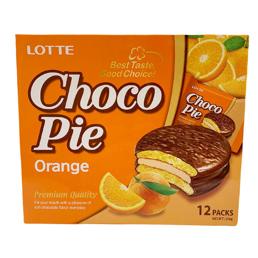 Lotte Choco Pie Orange Flavour - 336g