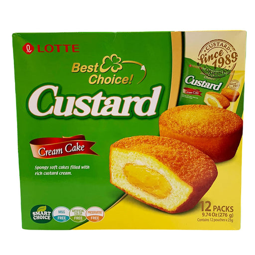 Lotte Custard Cream Cake - 276g