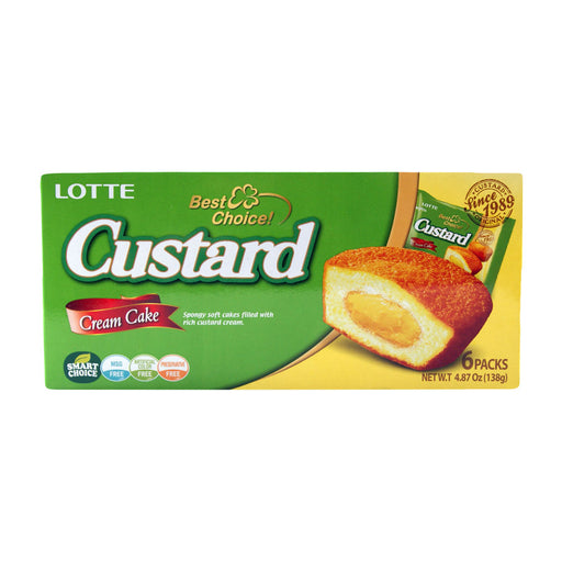 Lotte Custard Cream Cake - 138g