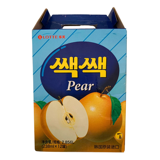 Lotte Sac Sac Pear Juice - 12x238ml