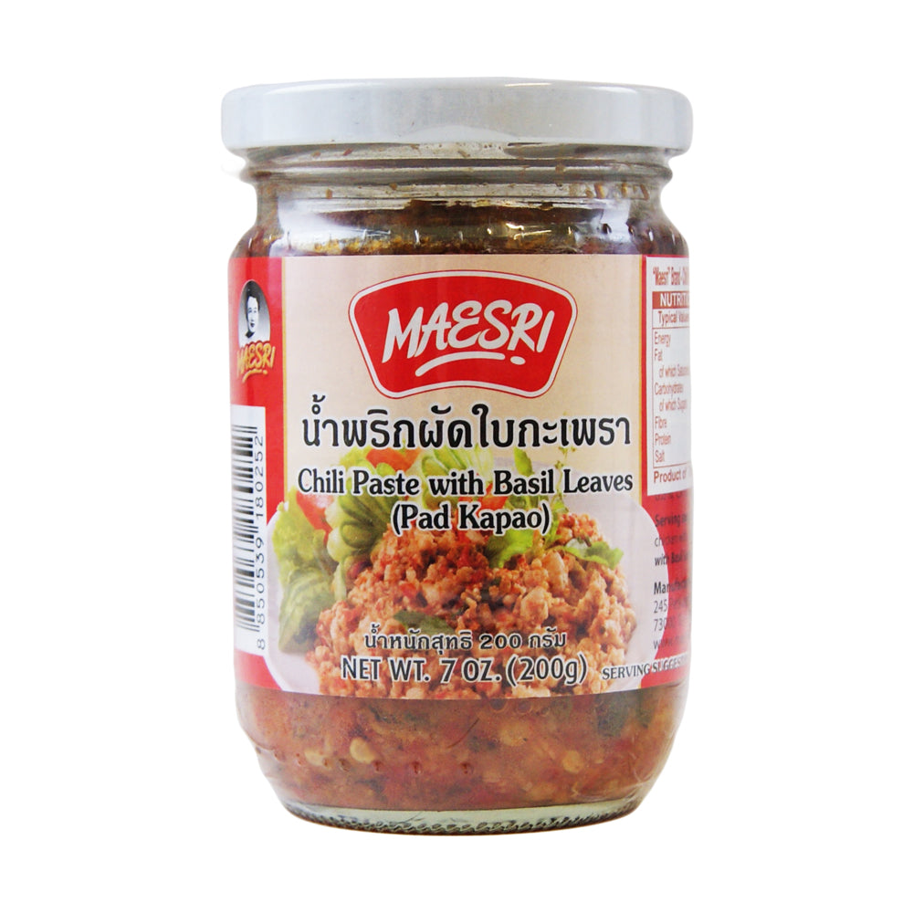 Maesri Chili Paste with Basil Leaves 200g — Tradewinds Oriental Shop