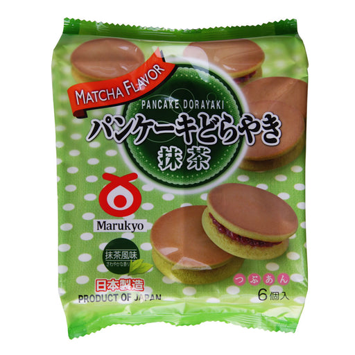 Marukyo Matcha Flavor Pancake Dorayaki - 310g