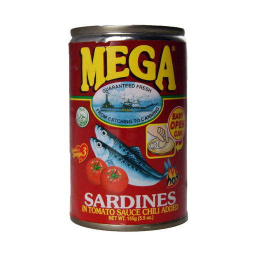 Mega Sardines in Tomato Sauce with Chilli - 155g