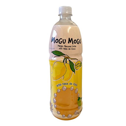Mogu Mogu Mango Flavoured Drink with Nata de Coco - 1L