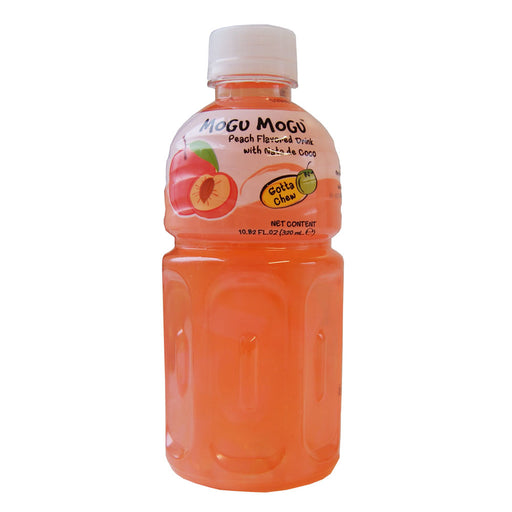Mogu Mogu Peach Flavoured Drink with Nata de Coco - 320ml
