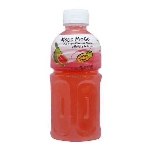 Mogu Mogu Pink Guava Flavoured Drink with NATA de Coco - 6 x 320ml