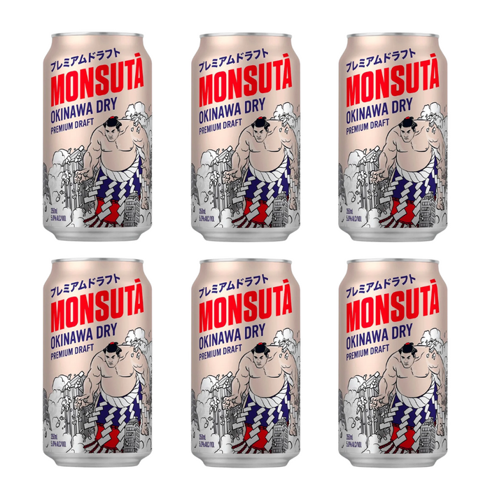 Monsuta Okinawa Dry Beer - 6x350ml