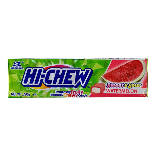 Morinaga Hi-Chew Sweet & Sour Watermelon Chewy Candy - 50g