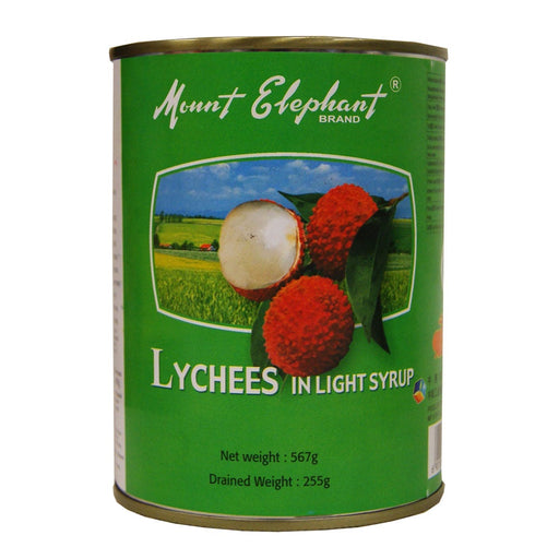 Mount Elephant Lychees in Light Syrup - 567g