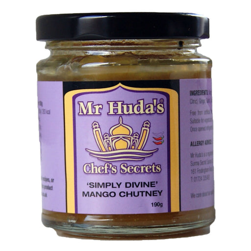 Mr Huda's 'Simply Divine' Mango Chutney - 190g