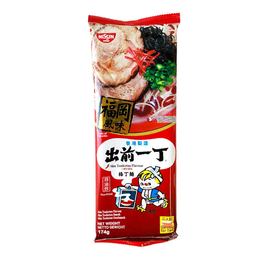 Nissin Demae Ramen Bar Noodle - Aka (Spicy) Tonkotsu Flavour - 174g