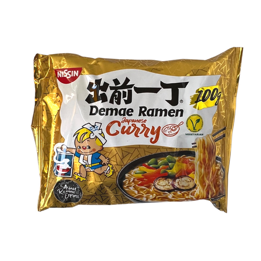 Nissin Demae Ramen Japanese Curry Flavour Noodles - 100g