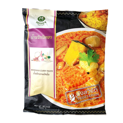 Nittaya Masaman Curry Paste (Vegetarian) - 1kg