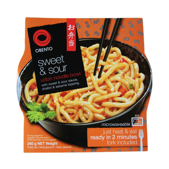 Obento Sweet & Sour Udon Noodle Bowl - 240g 