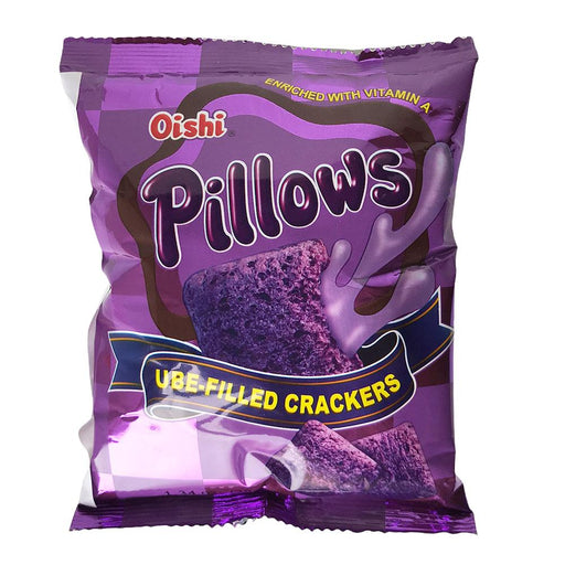 Oishi Pillows Ube Filled Crackers - 38g