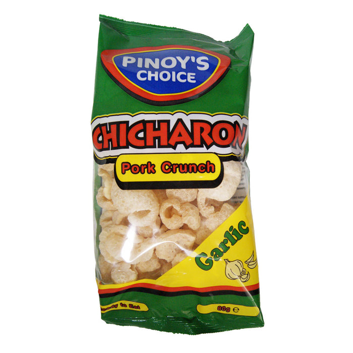 Pinoy's Choice Chicharon Pork Crunch Snack - Garlic - 80g