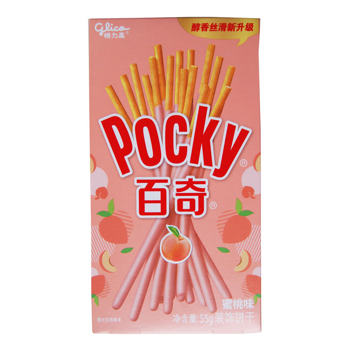 Glico Pocky Sticks Peach Flavour (Chinese Version) - 55g