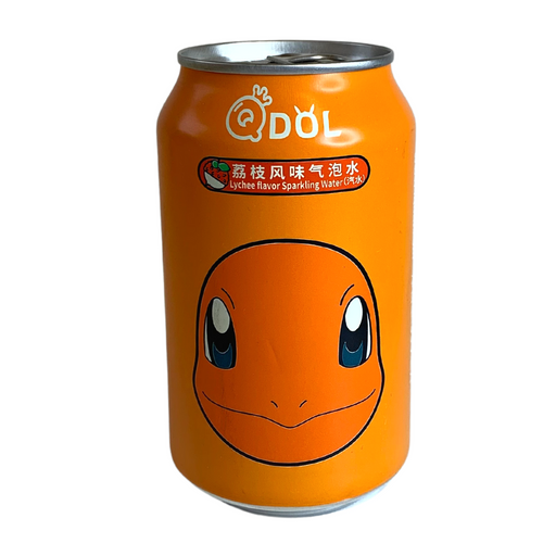 Qdol Pokemon Sparkling Water -  Lychee Flavour - 330ml