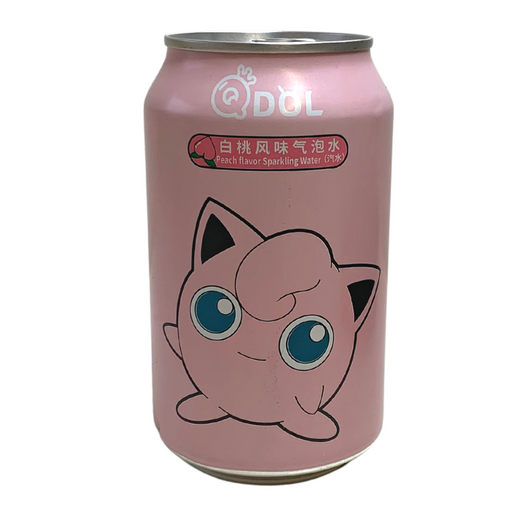 Qdol Pokemon Sparkling Water -  Peach Flavour - 330ml