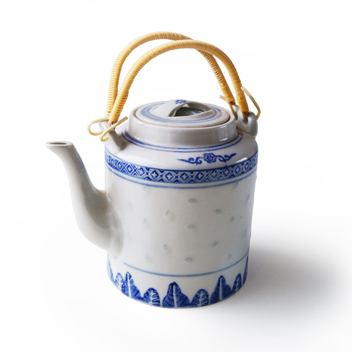 Rice Pattern Tall Tea Pot