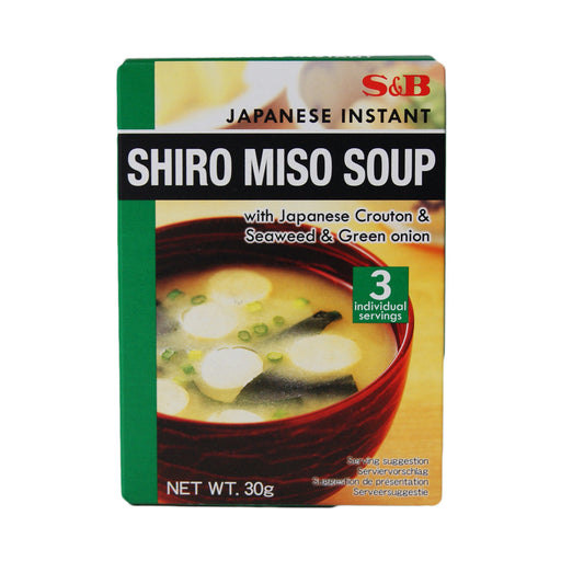 S&B Instant Shiro Miso Soup - 3 x 10g