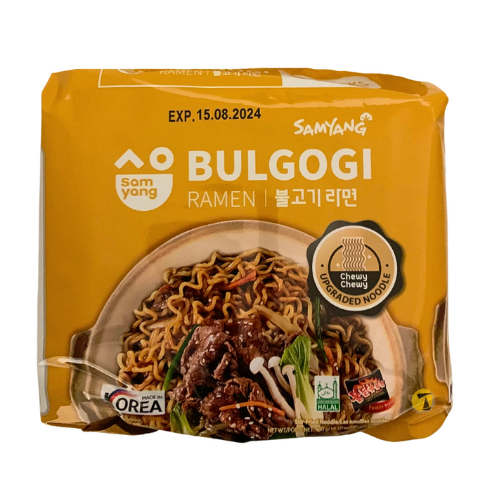 Samyang Bulgogi Ramen Noodles - 5x80g