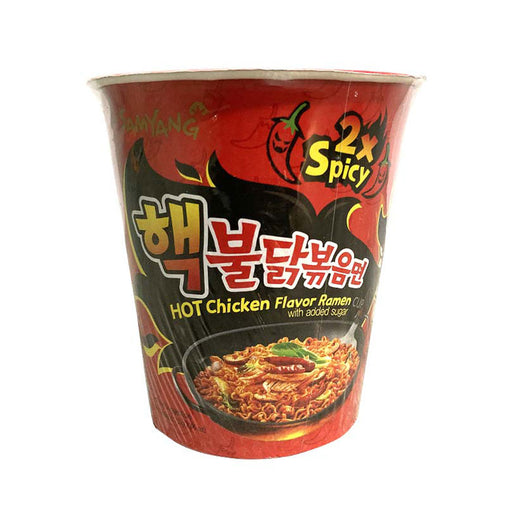 Samyang 2x Spicy Hot Chicken Cup Ramen Noodles - 6 x 70g