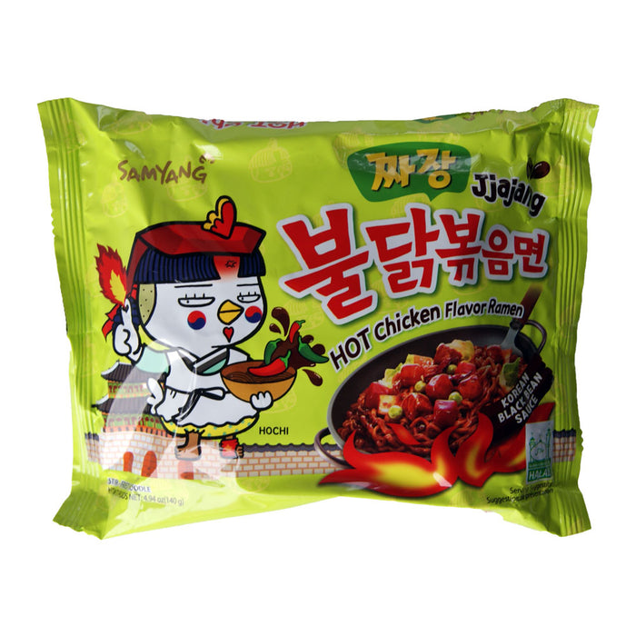 Samyang Jjajang Buldak Fire Fried Chicken Spicy Noodle Ramen - 140g —  Tradewinds Oriental Shop