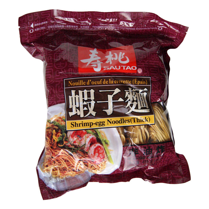 Sau Tao Egg Noodles - Shrimp (Thick) - 454g