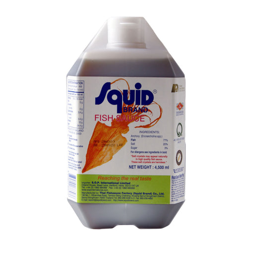 Squid Brand Fish Sauce - 4.5L