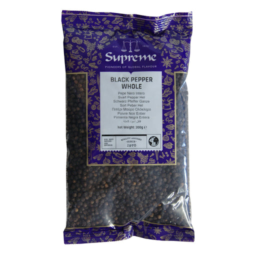 Supreme Whole Black Pepper - 300g