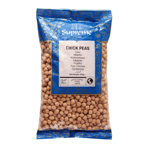 Supreme Chick Peas - 500g Bag 