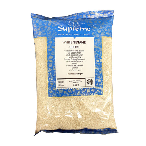 Supreme White Sesame Seeds - 1kg