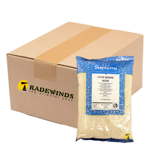 Supreme White Sesame Seeds - 6x1kg