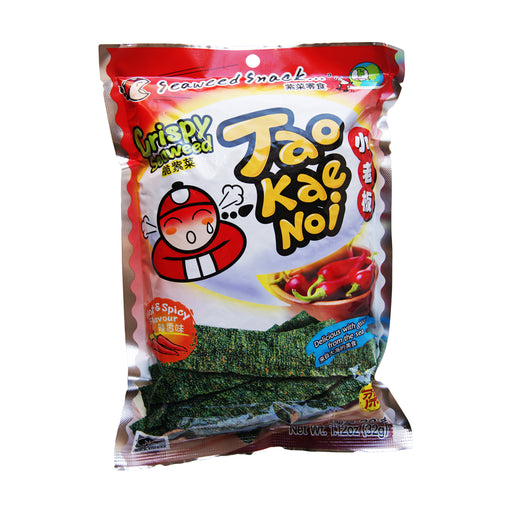 Taokaenoi Crispy Seaweed - Hot & Spicy Flavour - 36g