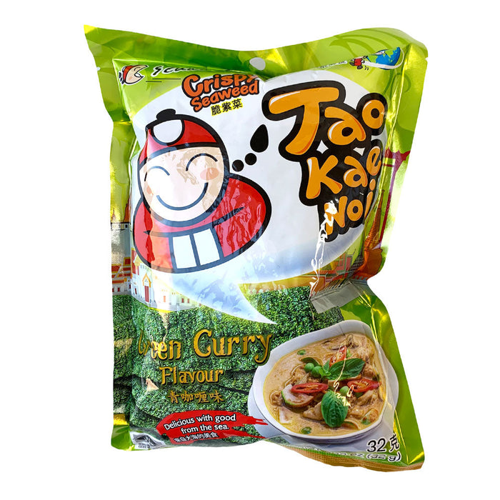 Taokaenoi Crispy Seaweed - Green Curry Flavour - 32g