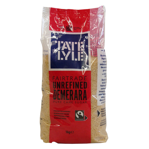 Tate & Lyle Unrefined Demerara Cane Sugar - 1kg