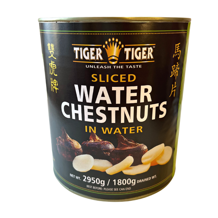 Tiger Tiger Water Chestnuts Sliced - 2.95kg