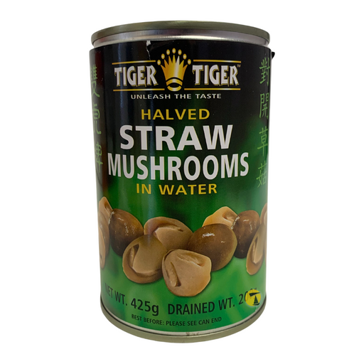 Tiger Tiger Straw Mushroom HALVES - 425g
