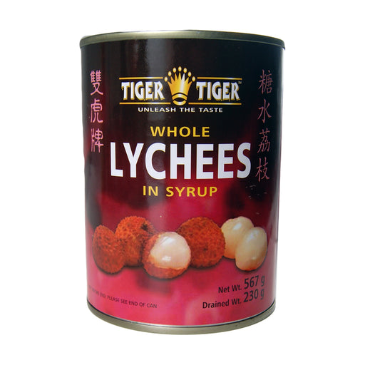 Tiger Tiger Whole Lychees in Syrup - 567g