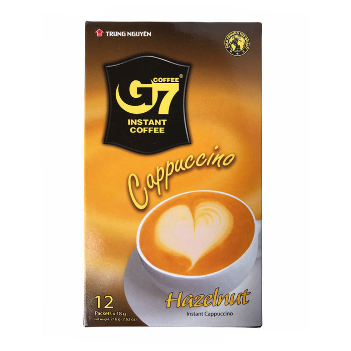 Trung Nguyen G7 Cappuccino Hazelnut (12 Sticks) - 216g
